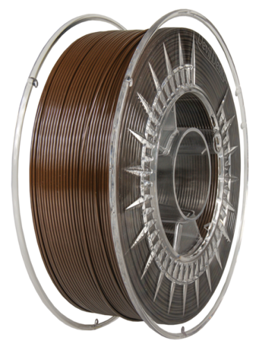 Brązowy ciemny filament PLA Devil Design 1,75 mm, 1 kg