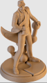 Pomarańczwo-szary matowy filament Polymaker dual PolyTerra Foggy Orange PLA  1,75 mm, 1 kg 