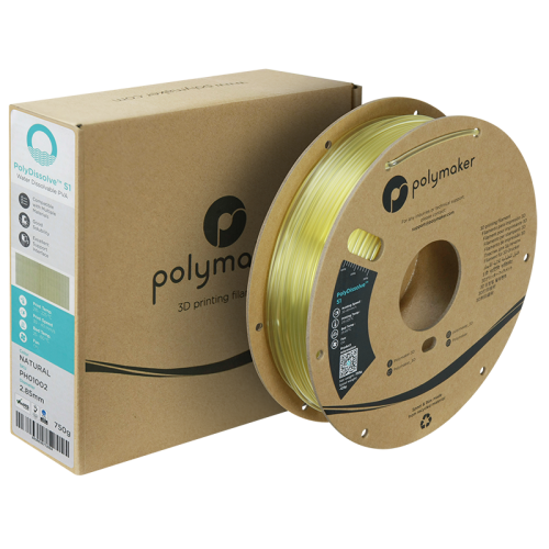 Polymaker PolyDissolve 1,75 mm - filament rozpuszczalny w wodzie - 0,75 kg