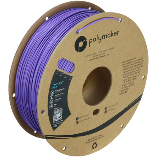 Purpurowy filament Polymaker PolyLite PLA 1,75 mm, 1 kg