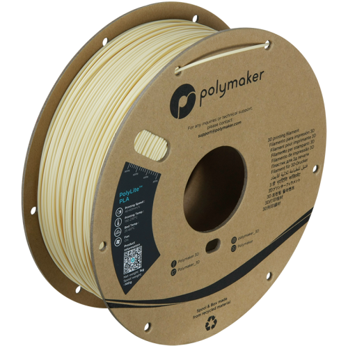 Kremowy filament Polymaker PolyLite PLA  1,75 mm, 1 kg 
