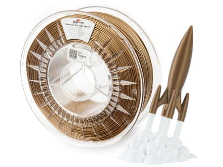 Filament Spectrum PLA High Speed 1.75mm GOLD 1kg