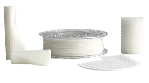 Lattice TPE Medical filament, 1,75 mm, naturalny, 500g  