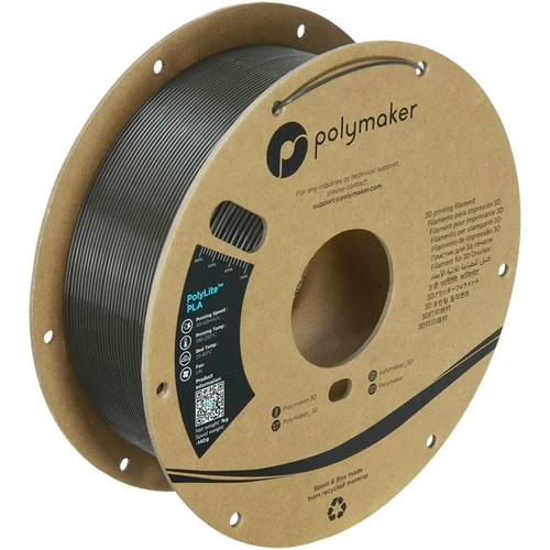Ciemno szaro-zielony filament Polymaker PolyLite  PLA 1,75 mm 1 kg