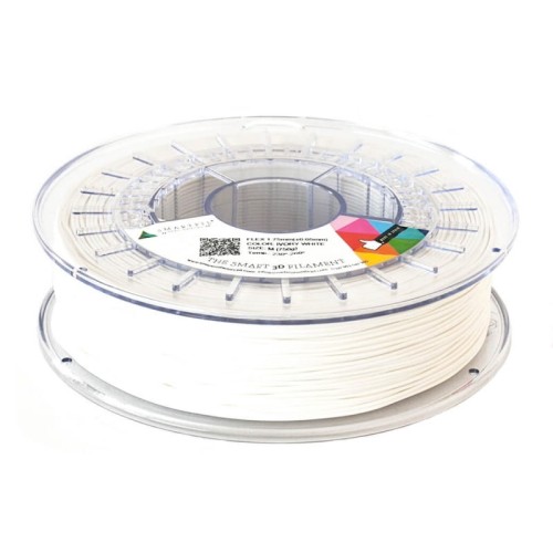 Smartfil Flex: Biały filament elastyczny (Shore 93 A) 1,75 mm 0,33 kg