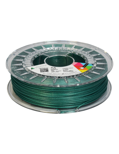 Zielony z brokatem filament PLA 1,75 mm, 0,75 kg