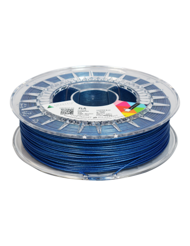 Niebieski z brokatem filament Smartfil PLA 1,75 mm 0,75 kg